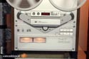 Akai GX 747, silver, VU-Meters