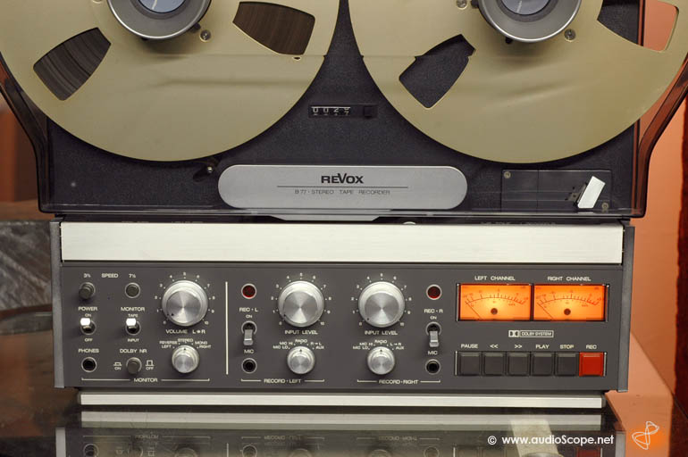 Revox A77 MK IV Reel-to-Reel with owners manual and NAB Adapters