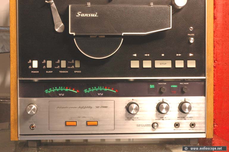 Sold at Auction: Sansui SD-7000 Stereo Reel To Reel Tape Deck