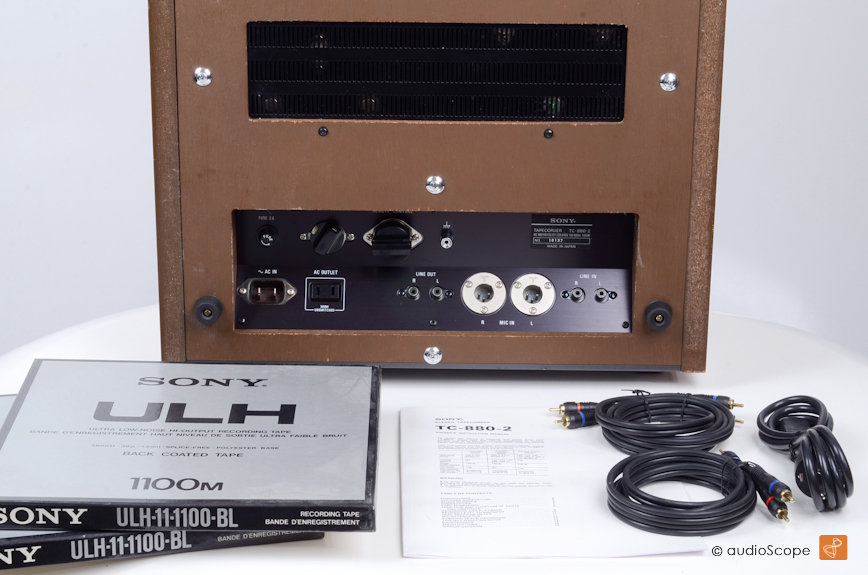 SONY TC-880-2 - Reel to Reel Tape Recorder with rich, warm