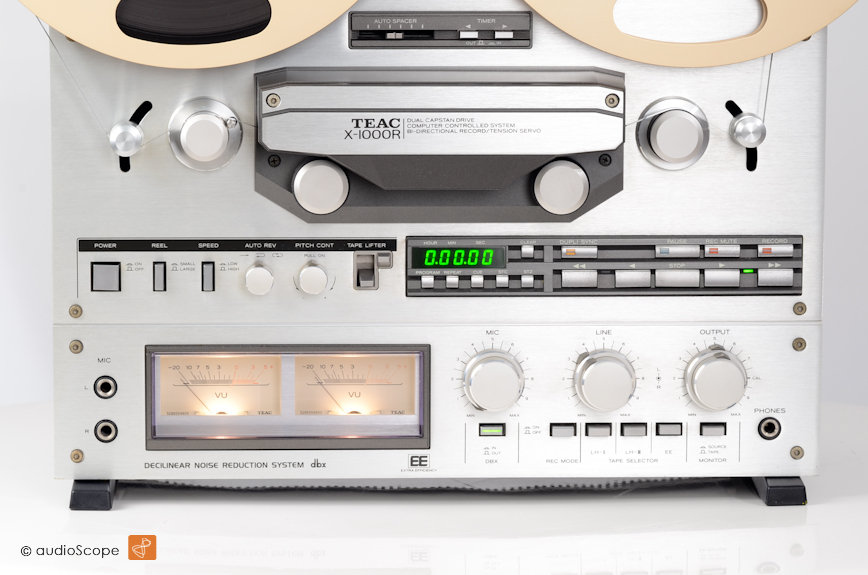 Teac X-1000R, silver, DBX for sale.