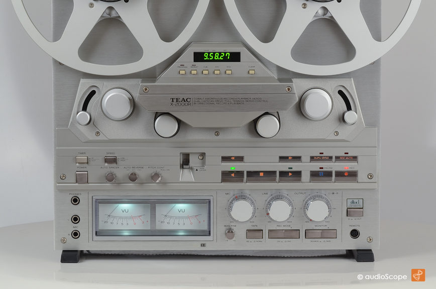 TEAC X-2000R in silver for sale.